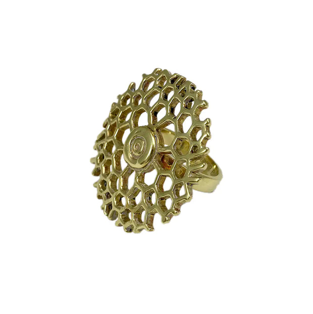 Bombshell Honeycomb Ring design