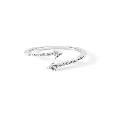 Adjustable Arrowhead Open Ring