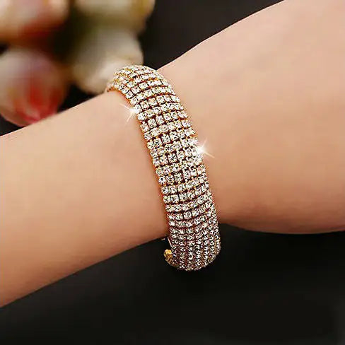 Crystal Bangle Bracele