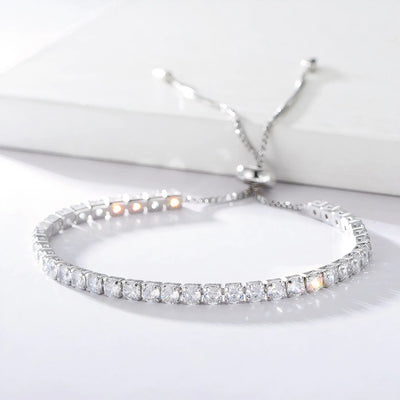 18K Gold CZ Bracelet