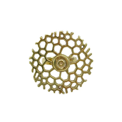 Bombshell Honeycomb Ring design
