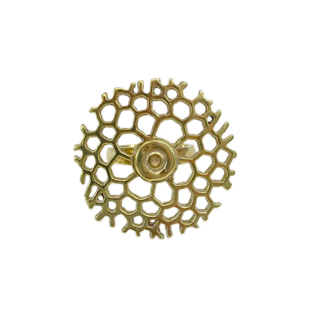 Bombshell Honeycomb Ring design