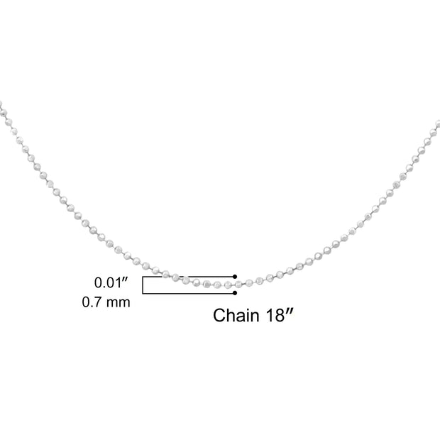 Elegant Bead Chain Necklace