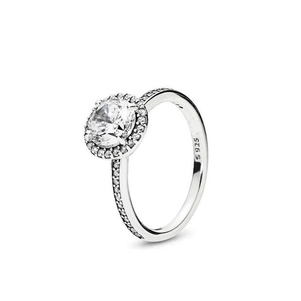 elegant silver finger ring