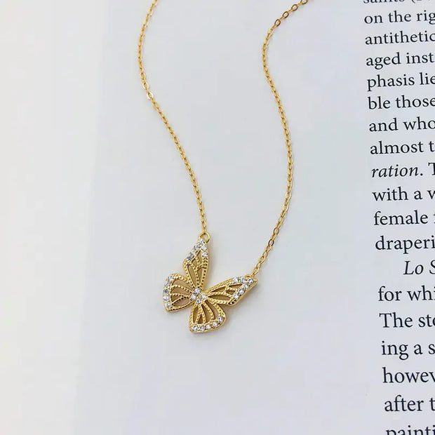 Elegant Butterfly Necklace for Women