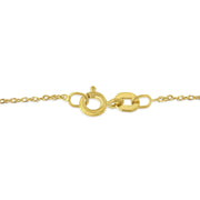 Ribbon & Heart Pendant Necklace