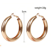 Elegant Aura Gold Earrings