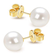cultured freshwater pearl earrings