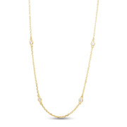 Earth Moissanite Necklace Gift