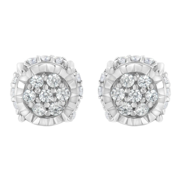 Handcrafted floral earrings