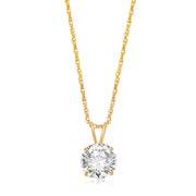Zirconia Rope Chain Necklace