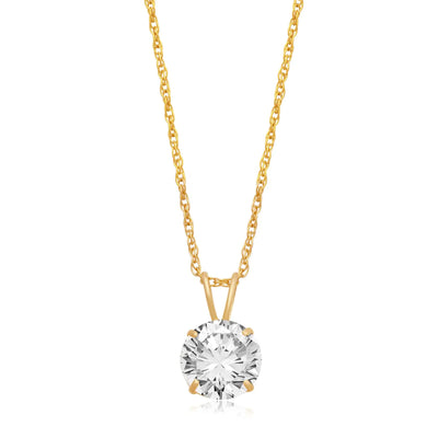 Zirconia Rope Chain Necklace
