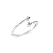 Adjustable Arrowhead Open Ring