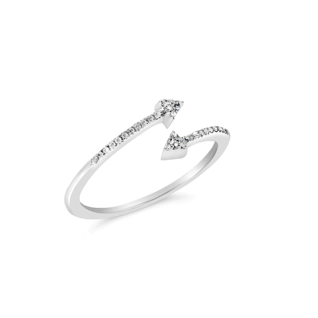 Adjustable Arrowhead Open Ring