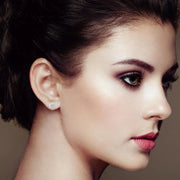 Handcrafted floral earrings